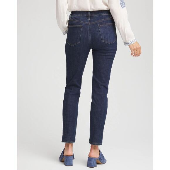 Chicos slimming girlfriend ankle 2 (12) stretch comfort casual jeans everyday - Picture 2 of 10
